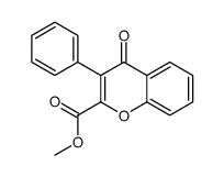 4-氧代-3-苯基-4H-色烯-2-羧酸甲酯结构式