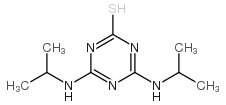 4,6-双(异丙基氨基)-2-疏基-1,3,5-三嗪结构式