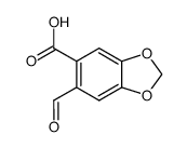 6-FORMYL-BENZO[1,3]DIOXOLE-5-CARBOXYLIC ACID structure