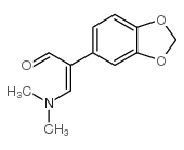 ALPHA-[(DIMETHYLAMINO)METHYLENE]-1,3-BENZODIOXOLE-5-ACETALDEHYDE结构式