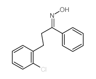 (NE)-N-[3-(2-chlorophenyl)-1-phenyl-propylidene]hydroxylamine结构式