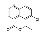 ethyl 6-chloroquinoline-4-carboxylate结构式