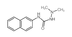 Hydrazinecarboxamide,2,2-dimethyl-N-2-naphthalenyl-结构式