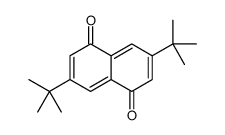 3,7-Di-tert-butylnaphthalene-1,5-dione结构式