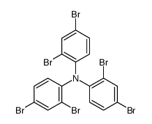 三(2,4-二溴苯基)胺结构式