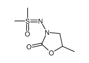 3-[[dimethyl(oxo)-λ6-sulfanylidene]amino]-5-methyl-1,3-oxazolidin-2-one Structure
