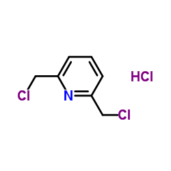 2,6-二氯甲基吡啶盐酸盐结构式