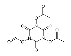 (3,5-diacetyloxy-2,4,6-trioxo-1,3,5-triazinan-1-yl) acetate结构式