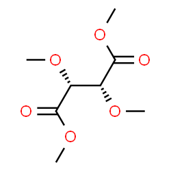 (2R,3R)-2,3-Dimethoxysuccinic acid dimethyl ester Structure