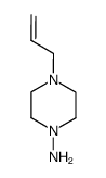1-Piperazinamine,4-(2-propenyl)-(9CI) Structure