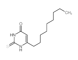 6-nonyl-2-sulfanylidene-1H-pyrimidin-4-one Structure