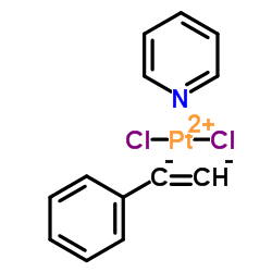 dichloroplatinum; ethenylbenzene; pyridine picture