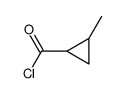 Cyclopropanecarbonyl chloride, 2-methyl- (6CI, 9CI) Structure