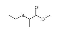 2-(Ethylthio)propionic acid methyl ester Structure