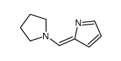 2-(pyrrolidin-1-ylmethylidene)pyrrole结构式