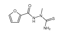 1-(furan-2-carbonyl)-2-methyl-thiosemicarbazide Structure