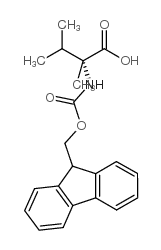 N-[芴甲氧羰基]-2-甲基-D-缬氨酸结构式