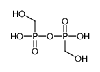 [hydroxy(hydroxymethyl)phosphoryl]oxy-(hydroxymethyl)phosphinic acid结构式