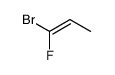 1-bromo-1-fluoroprop-1-ene Structure