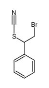(2-bromo-1-phenylethyl) thiocyanate结构式