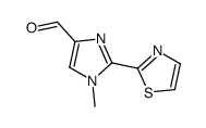 1-甲基-2-噻唑-2-基-1H-咪唑-4-甲醛结构式