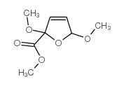 2,5-二氢-2,5-二甲氧基-2-呋喃甲酸甲酯,顺式和反式的混合物结构式