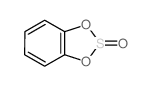 1,3, 2-Benzodioxathiole, 2-oxide结构式
