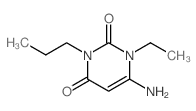 6-氨基-1-乙基-3-丙基-2,4(1H,3H)-嘧啶二酮结构式