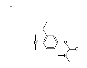 [4-(dimethylcarbamoyloxy)-2-propan-2-ylphenyl]-trimethylazanium,iodide结构式
