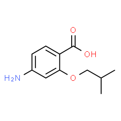 Benzoic acid, 4-amino-2-isobutoxy- (5CI)结构式
