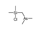 [chloro(dimethyl)silyl]methyl-dimethylarsane Structure