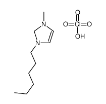 1-己基-3-甲基咪唑高氯酸盐结构式