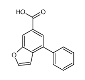 4-phenyl-1-benzofuran-6-carboxylic acid Structure