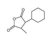 (3S,4S)-3-cyclohexyl-4-methyloxolane-2,5-dione Structure