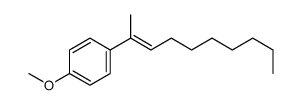 1-dec-2-en-2-yl-4-methoxybenzene Structure