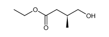 (S)-(-)-ethyl 4-hydroxy-3-methylbutenoate结构式
