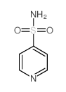吡啶-4-磺酰胺结构式