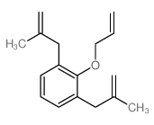 Benzene,1,3-bis(2-methyl-2-propen-1-yl)-2-(2-propen-1-yloxy)-结构式
