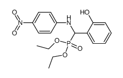 diethyl (4-nitrophenylamino)(2-hydroxyphenyl)methylphosphonate结构式
