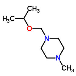 1-甲基-4-异丙氧基甲基哌嗪结构式