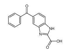 6-benzoyl-1H-benzimidazole-2-carboxylic acid Structure