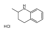 2-methyl-1,2,3,4-tetrahydroquinoline,hydrochloride结构式