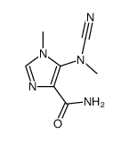 5-(cyano-methyl-amino)-1-methyl-1H-imidazole-4-carboxylic acid amide结构式