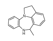 6-methyl-1,2,6,7-tetrahydro-benzo[2,3][1,4]diazepino[6,7,1-hi]indole结构式