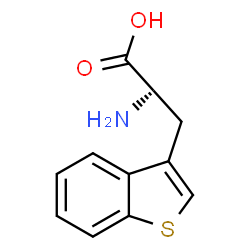 3-Benzo[b]thiophen-3-yl-L-alanine结构式