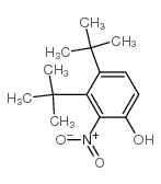 2,6-二叔丁基-4-硝基苯酚结构式