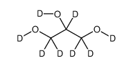 Glycerol-d8 Structure