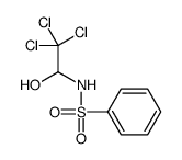 N-(2,2,2-trichloro-1-hydroxyethyl)benzenesulfonamide结构式
