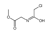 (2-氯乙酰基氨基)-乙酸甲酯结构式