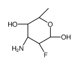 alpha-L-Talopyranose, 3-amino-2,3,6-trideoxy-2-fluoro- (9CI)结构式